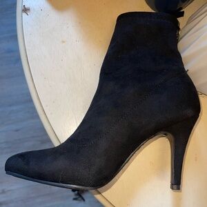 Rouge Black suede ankle boots